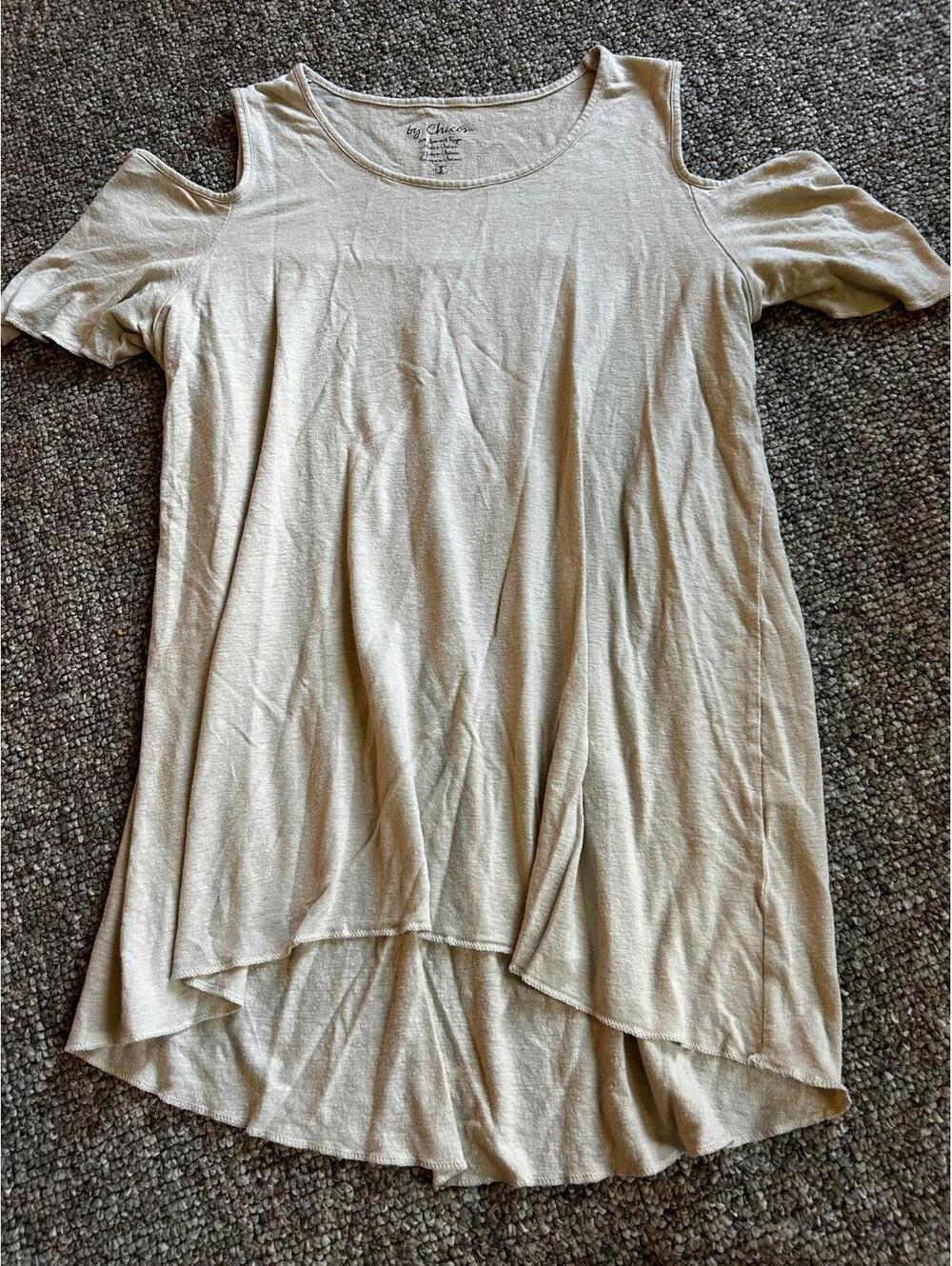 CLEARANCE !!! Chico's Women's Cold Shoulder Top SIZE MED.